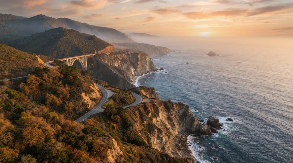 Big Sur coastline during a California fall getaway
