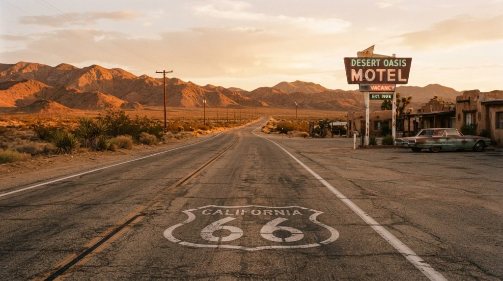 Route 66 California road trip through the Mojave Desert